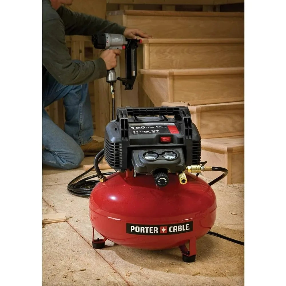 Oil Free Pancake Air Compressor Portable Home Workshop 150 PSI
