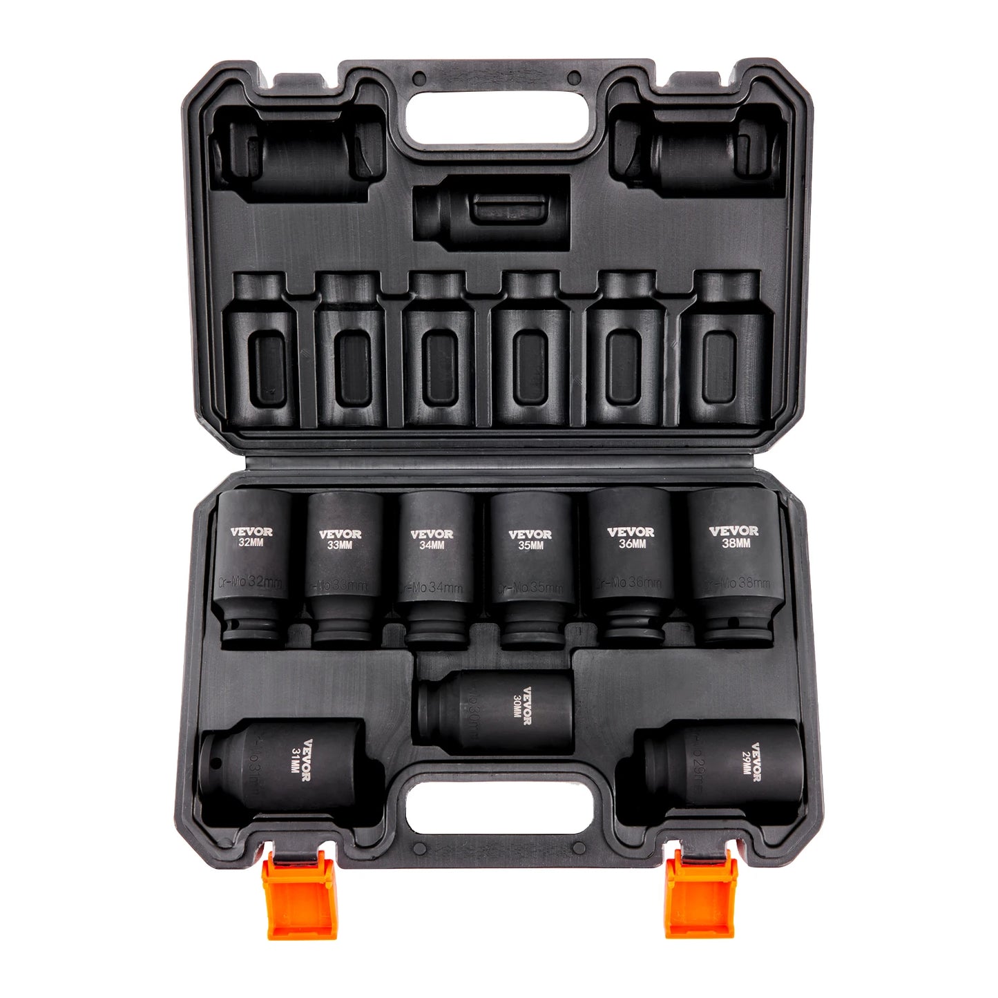 SucceBuy 9 Piece Impact Socket Set Cr-Mo Cr-V For Repair