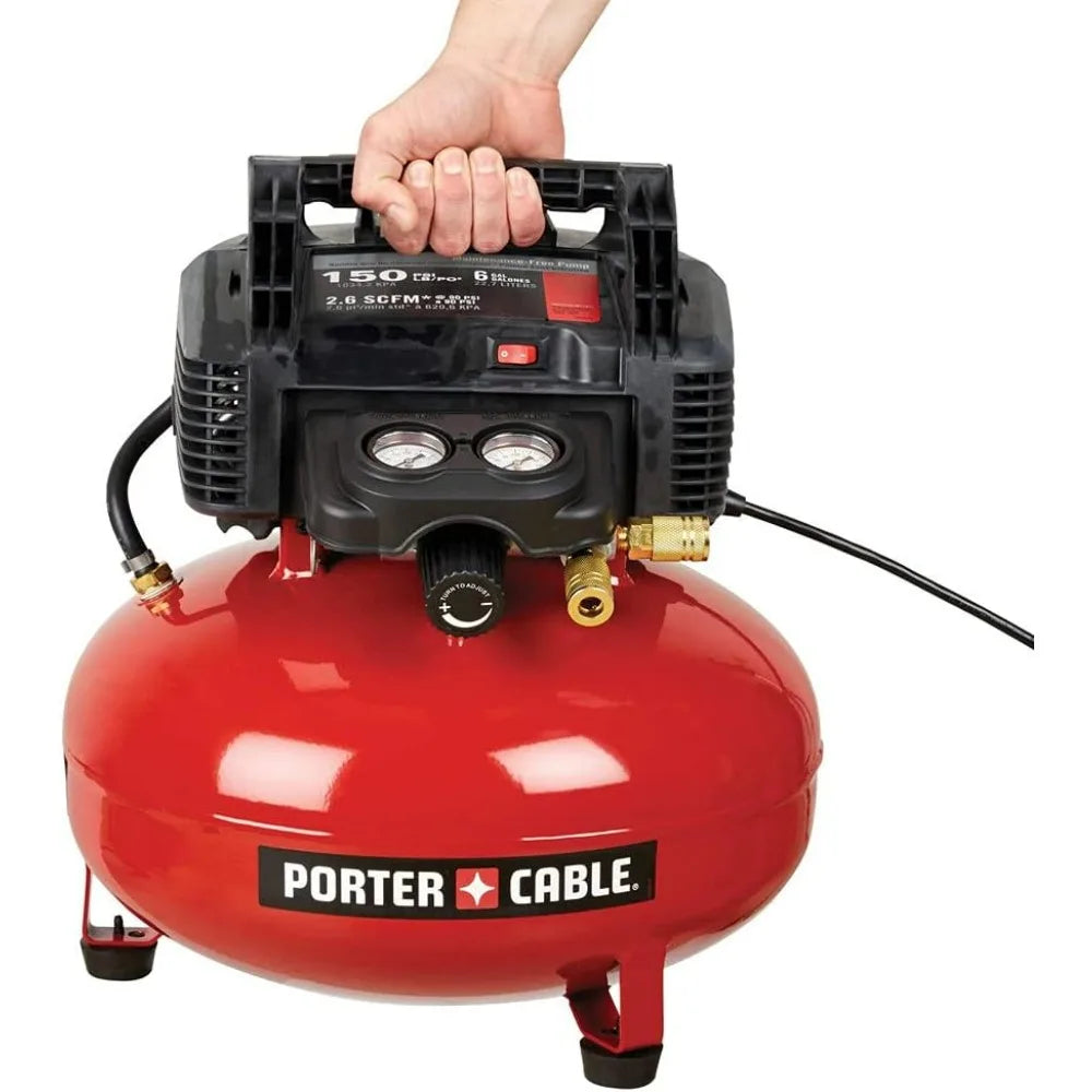 Oil Free Pancake Air Compressor Portable Home Workshop 150 PSI