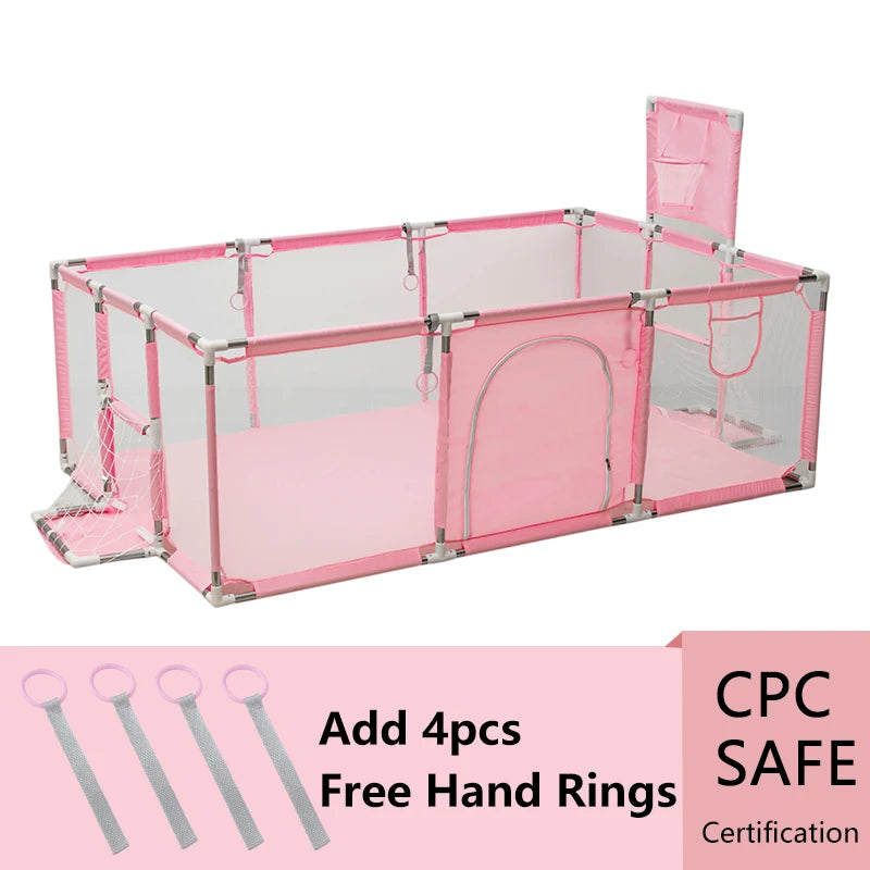 IMBABY Playpen Safe Yard For Kids Indoor Outdoor Play Area