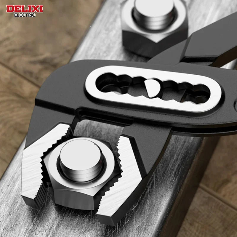 Delixi Electric 3 Piece Multifunctional Water Pump Pliers Universal