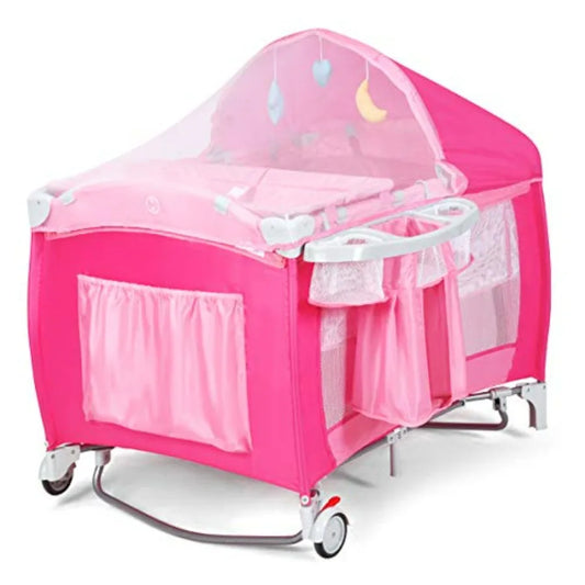 4 In 1 Pack And Play Bassinet With Zippered Canopy