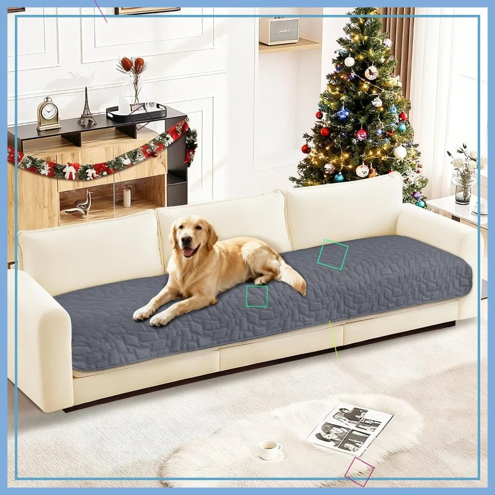 Waterproof Pet Couch Cover Anti Slip Washable Bed Protector