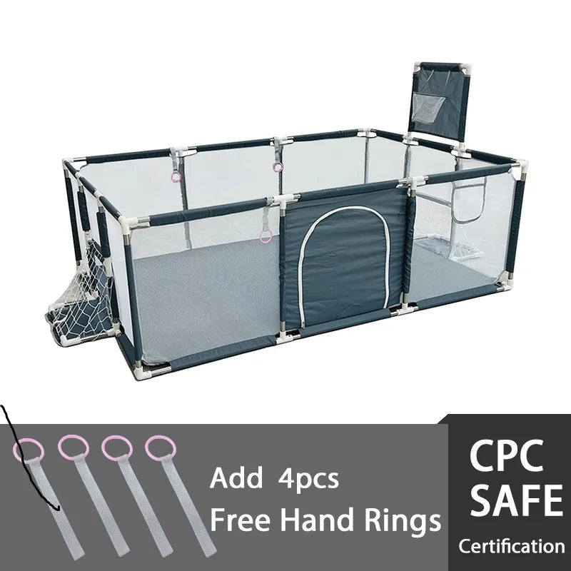 IMBABY Playpen Safe Yard For Kids Indoor Outdoor Play Area