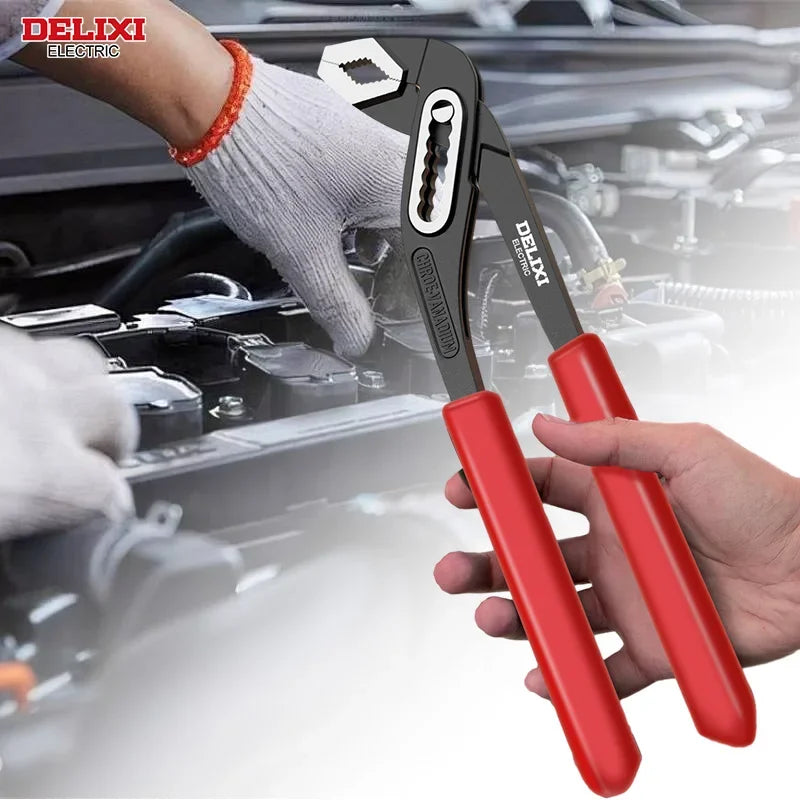 Delixi Electric 3 Piece Multifunctional Water Pump Pliers Universal