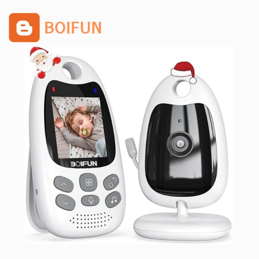 BOIFUN Baby Monitor With Camera 720p Video And Temperature Sensor