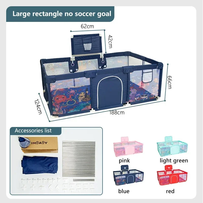 IMBABY Baby Playpen Playground With Ball Pool For Child Safety