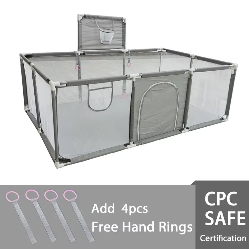 IMBABY Playpen Safe Yard For Kids Indoor Outdoor Play Area