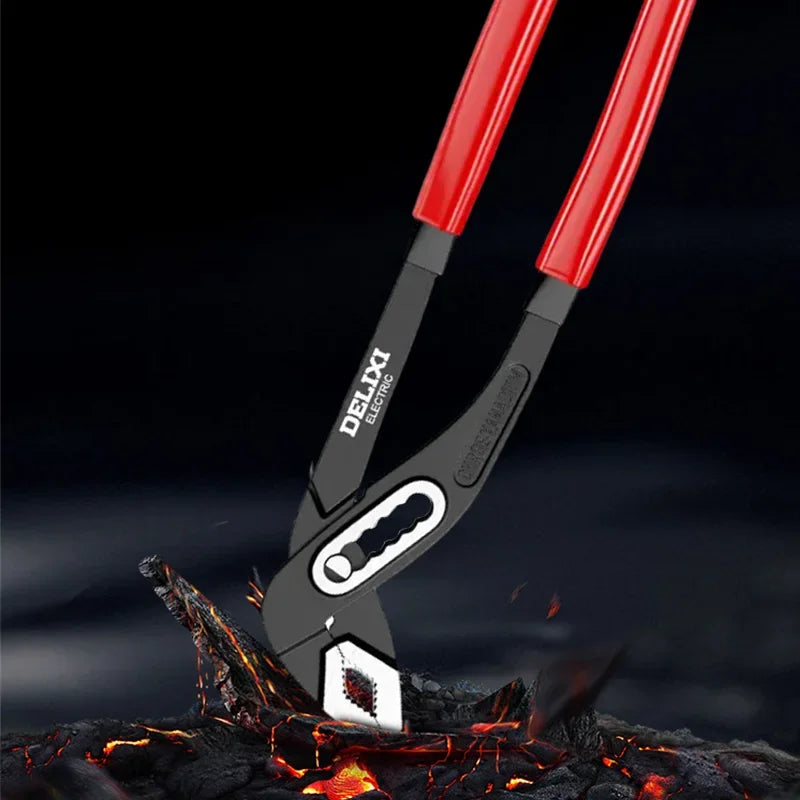 Delixi Electric 3 Piece Multifunctional Water Pump Pliers Universal