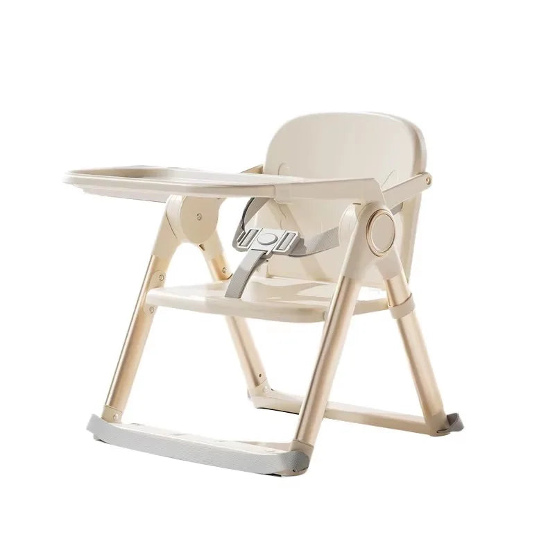 Baby Folding Booster Seat High Chair For Dining And Portable Toddler Feeding