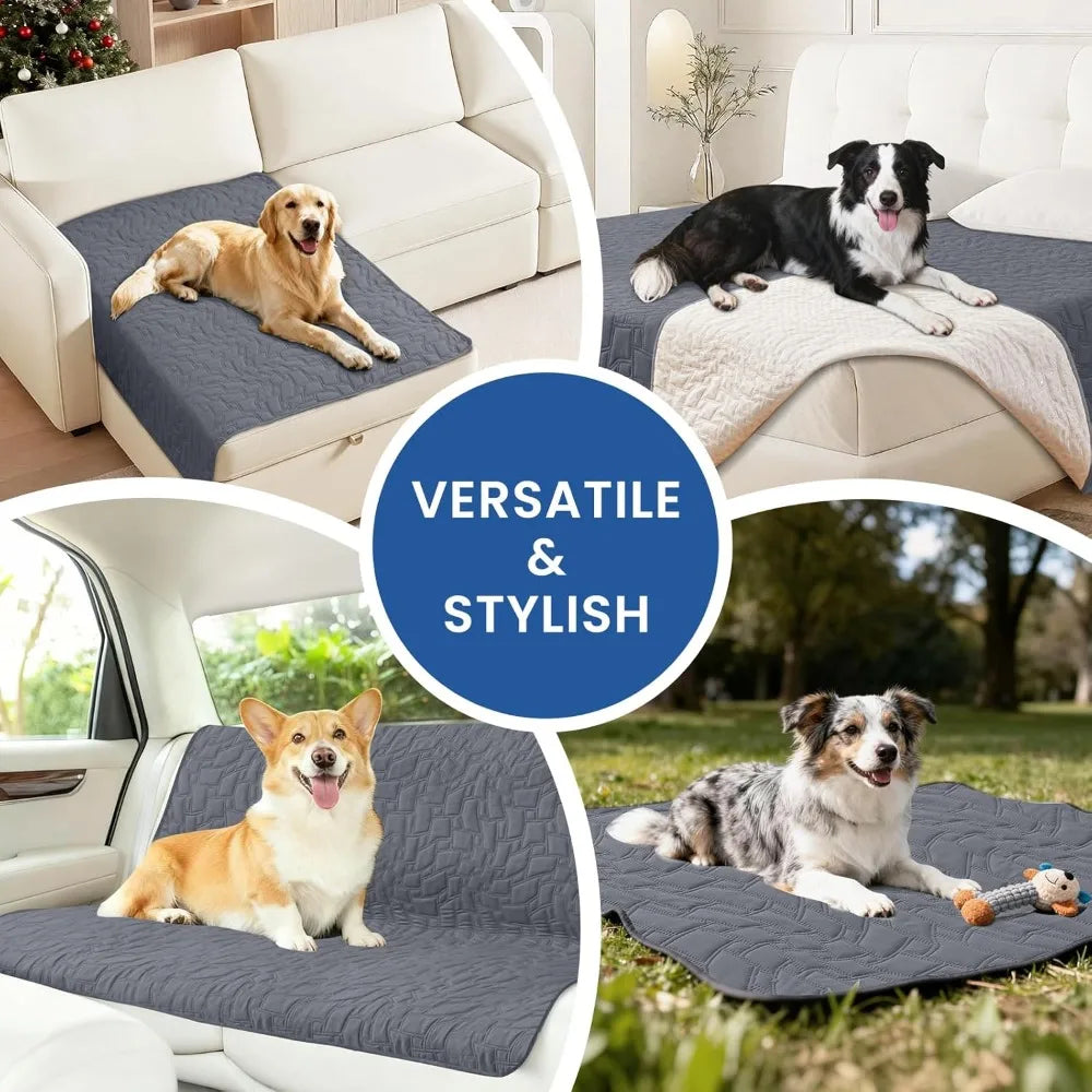 Waterproof Pet Couch Cover Anti Slip Washable Bed Protector