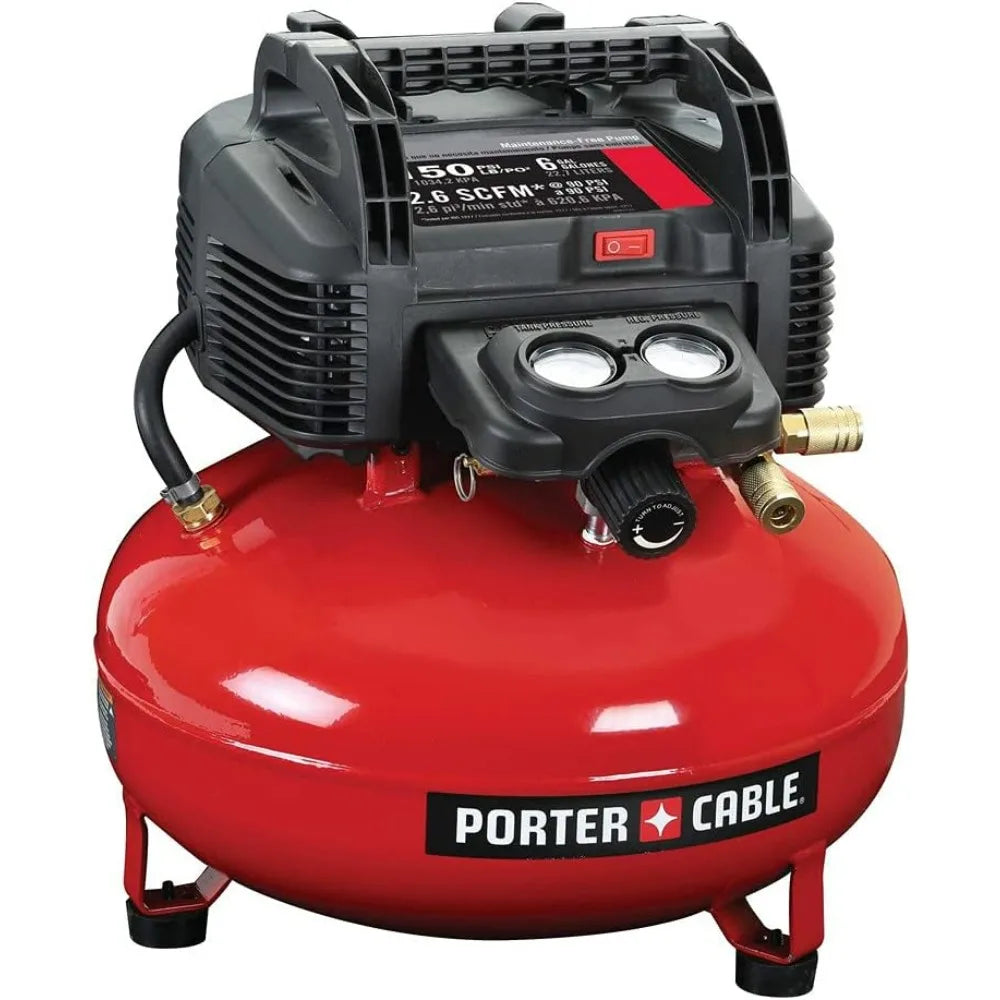Oil Free Pancake Air Compressor Portable Home Workshop 150 PSI