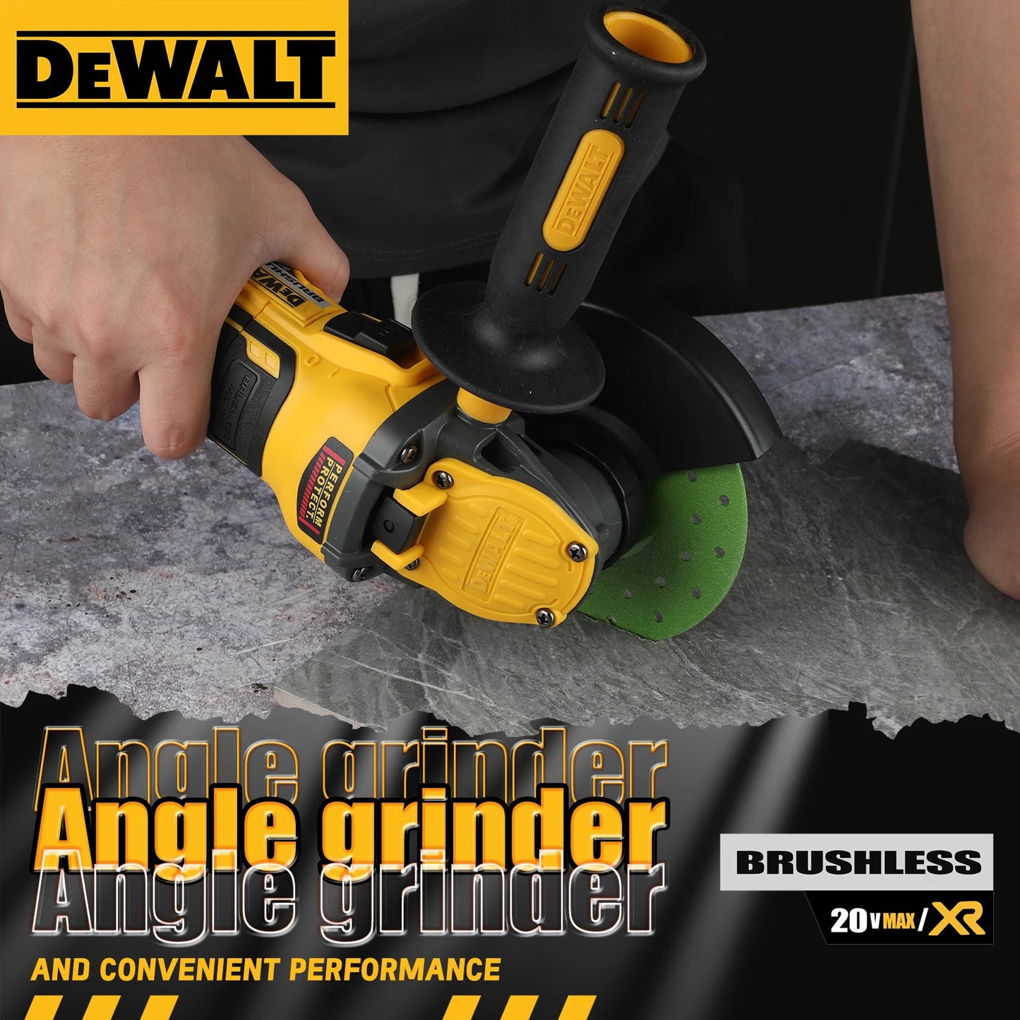DEWALT DCG409B 20V MAX Brushless Cordless Angle Grinder Bare Tool
