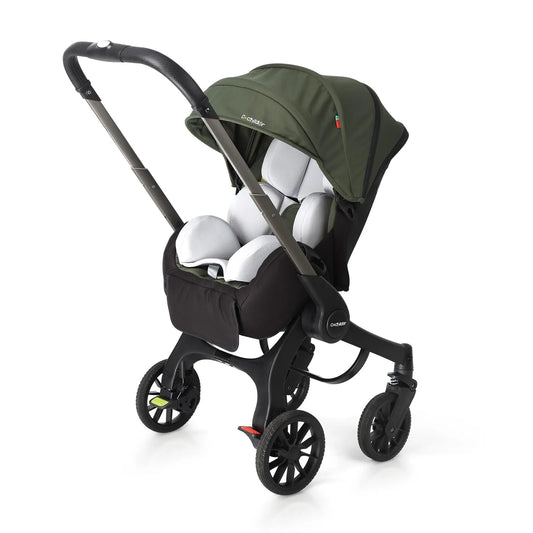 Camping cart, Foldable baby stroller, adjustable backrest, can be pushed in two directions, Suitable for traveling in autumn
