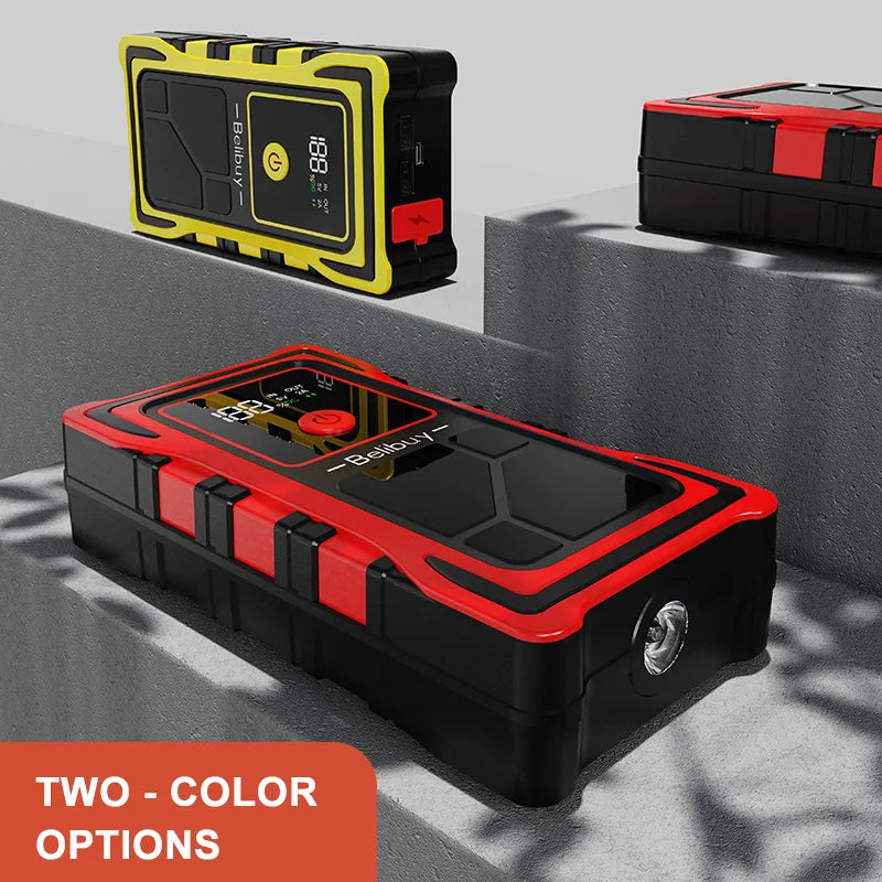 Portable Jump Starter 7000A Peak Current With Smart Clamp Emergency Power