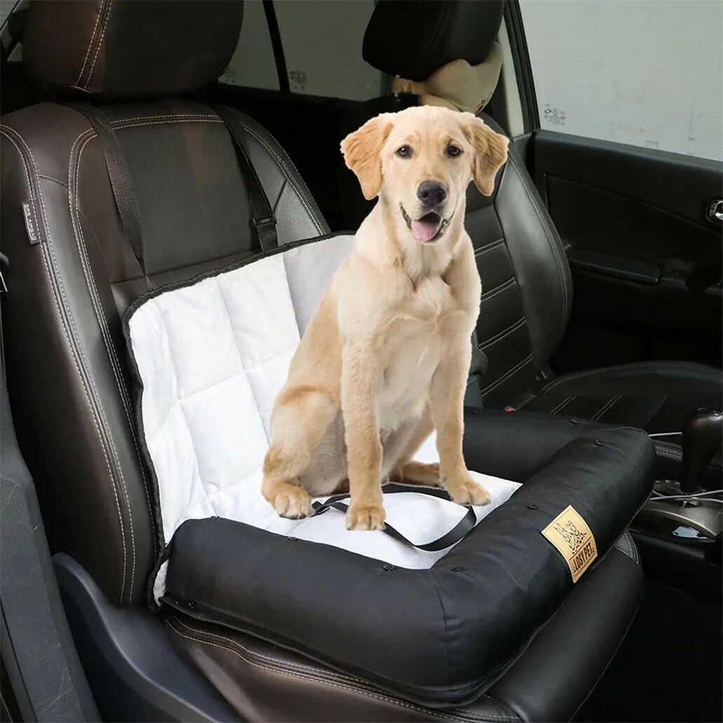 BINGOPAW Dog Car Seat Bed Waterproof Carrier With Removable Pad