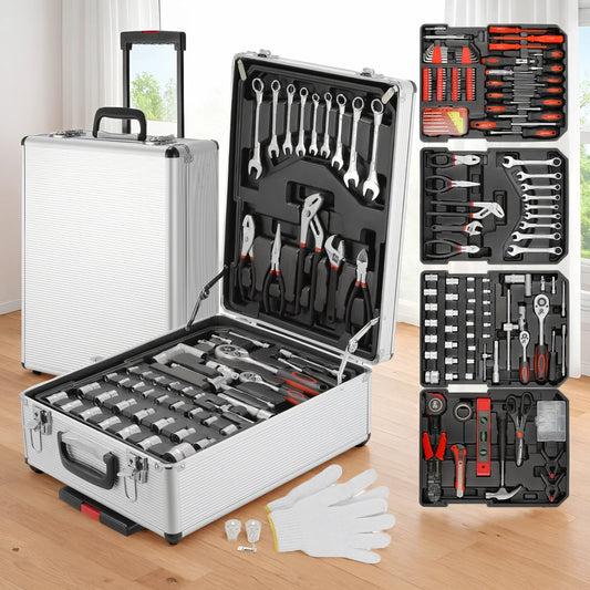 799 Piece Mechanic Tool Set With Trolley Case Repair Toolbox