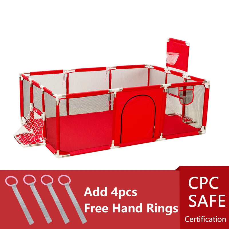 IMBABY Playpen Safe Yard For Kids Indoor Outdoor Play Area