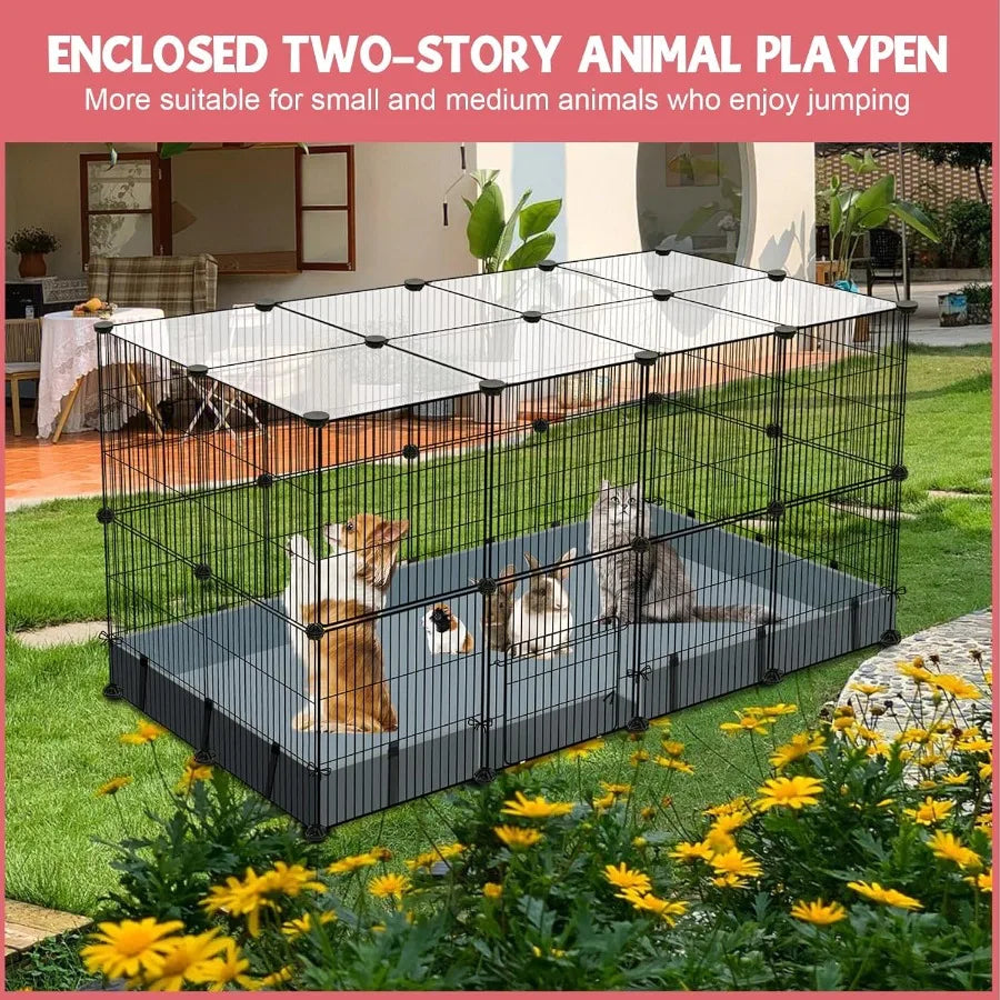 Small Animal Playpen Waterproof Mat For Guinea Pigs Rabbits