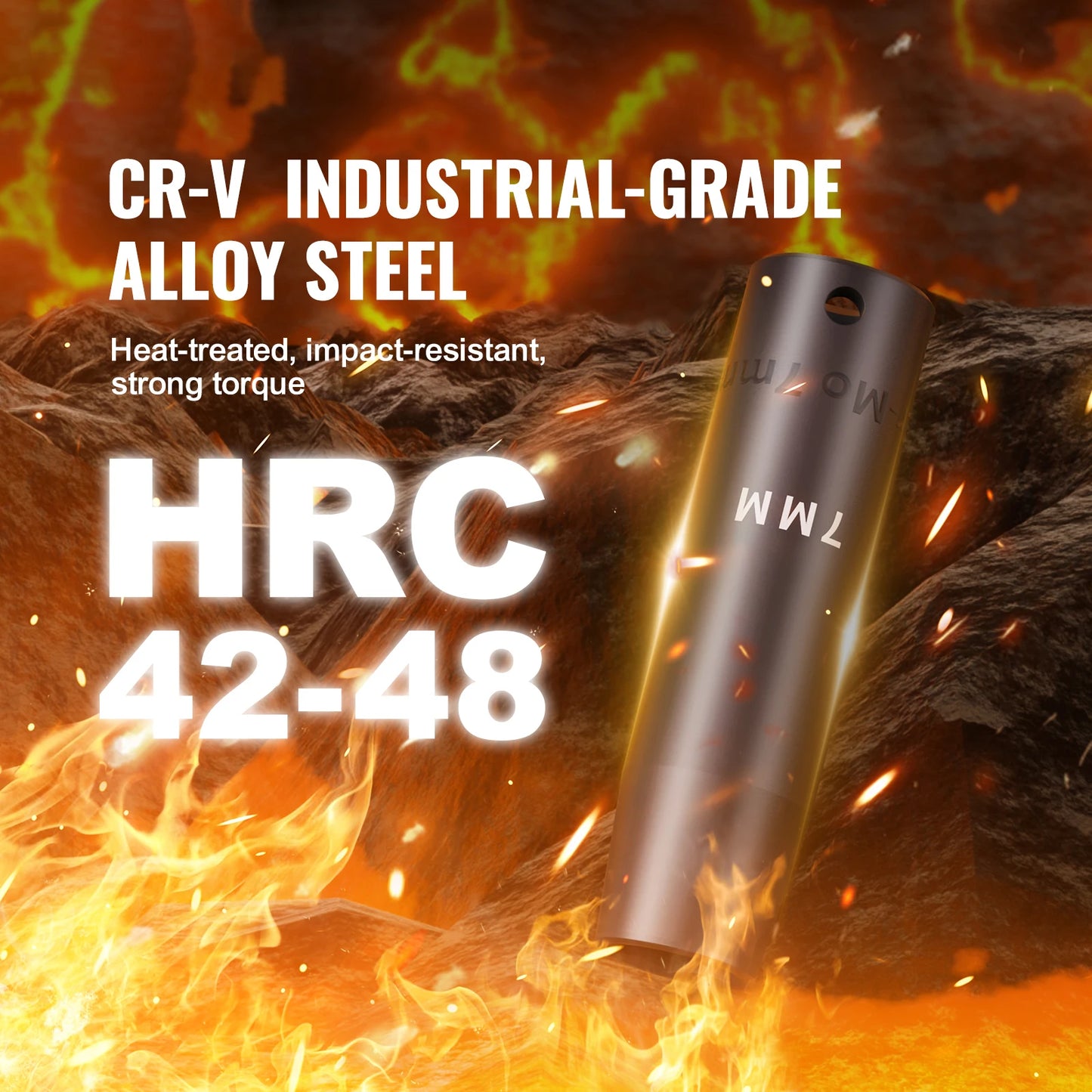 SucceBuy 6 Point Impact Socket Set CrV Alloy Steel