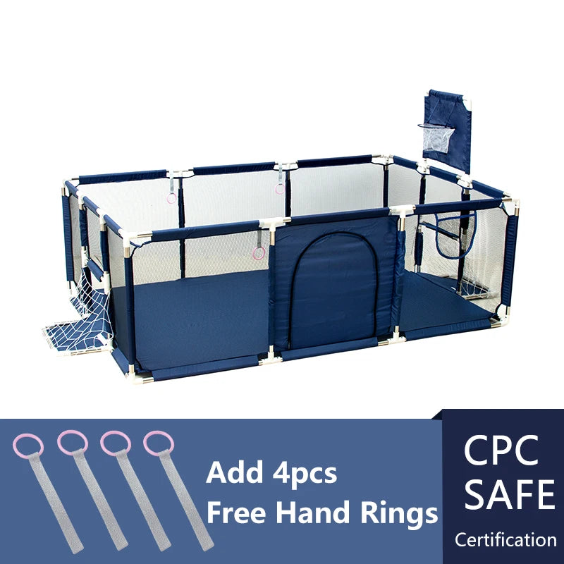 IMBABY Playpen Safe Yard For Kids Indoor Outdoor Play Area
