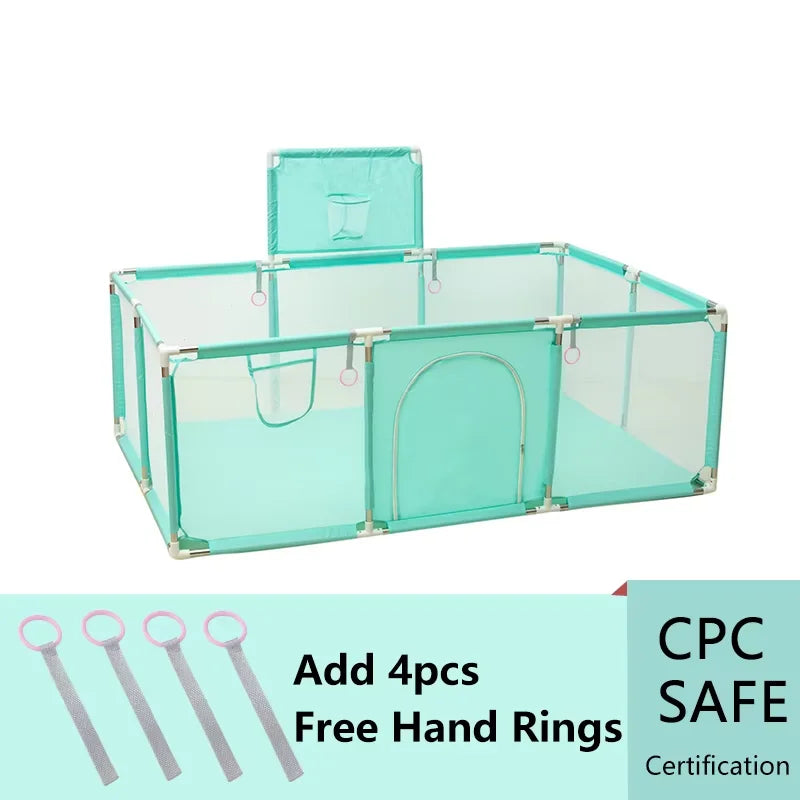 IMBABY Playpen Safe Yard For Kids Indoor Outdoor Play Area
