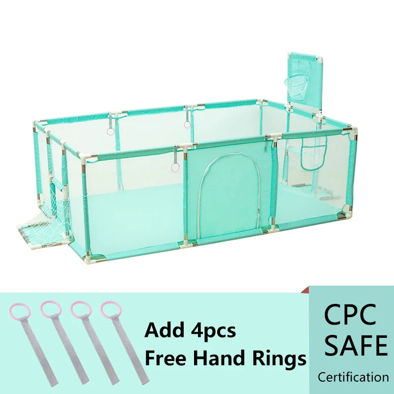 IMBABY Playpen Safe Yard For Kids Indoor Outdoor Play Area