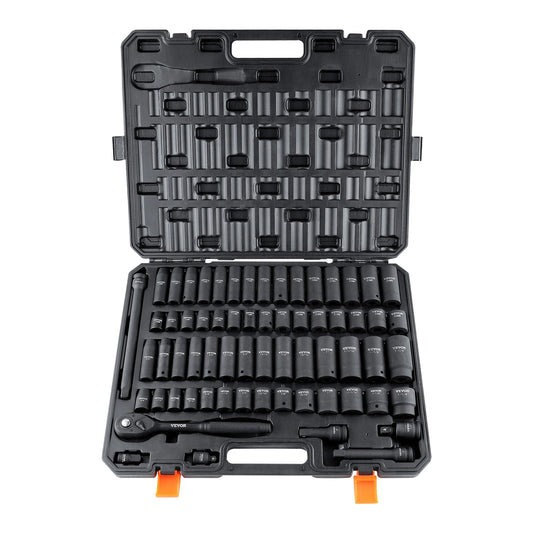 SucceBuy 6 Point Impact Socket Set CrV Alloy Steel