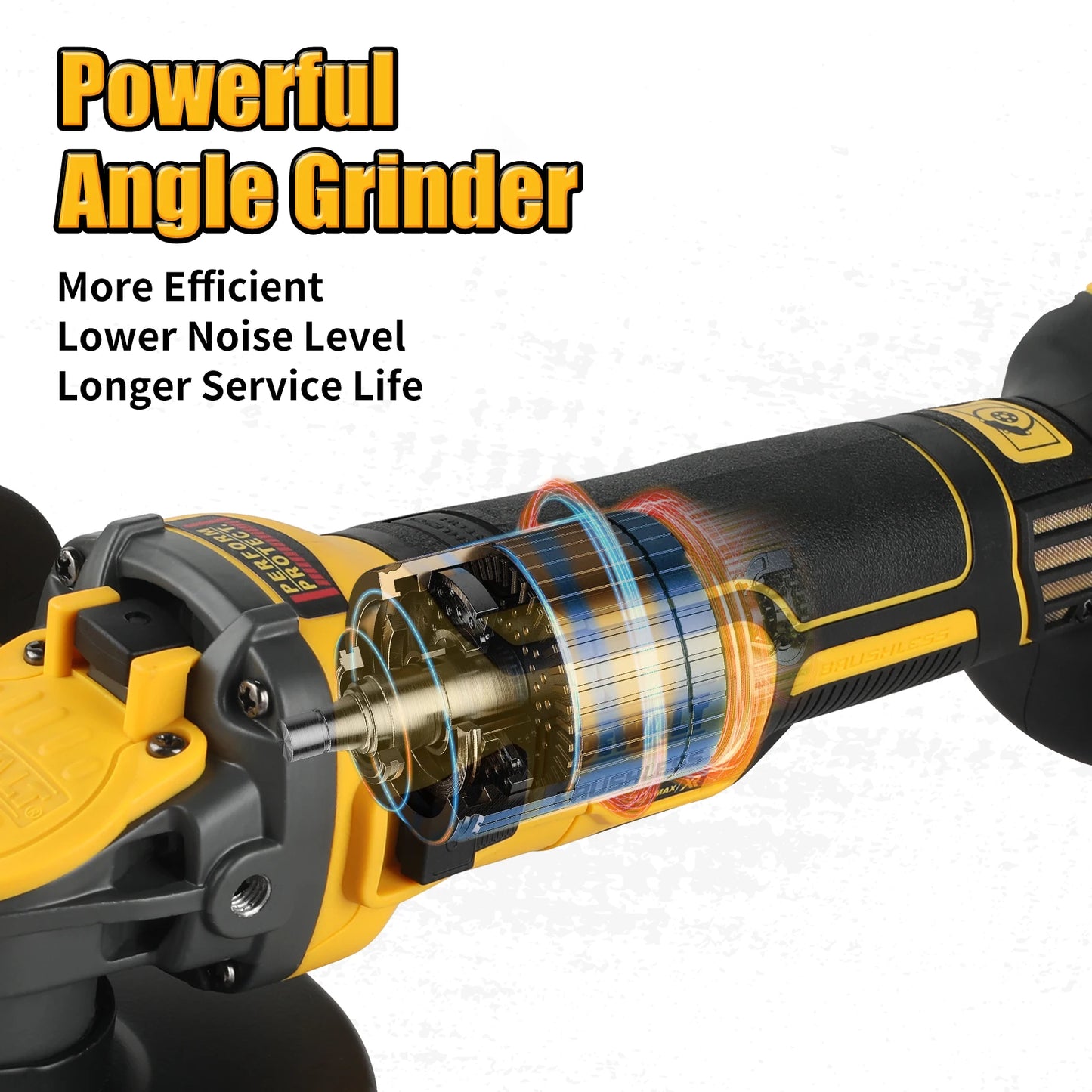 DEWALT DCG409B 20V MAX Brushless Cordless Angle Grinder Bare Tool