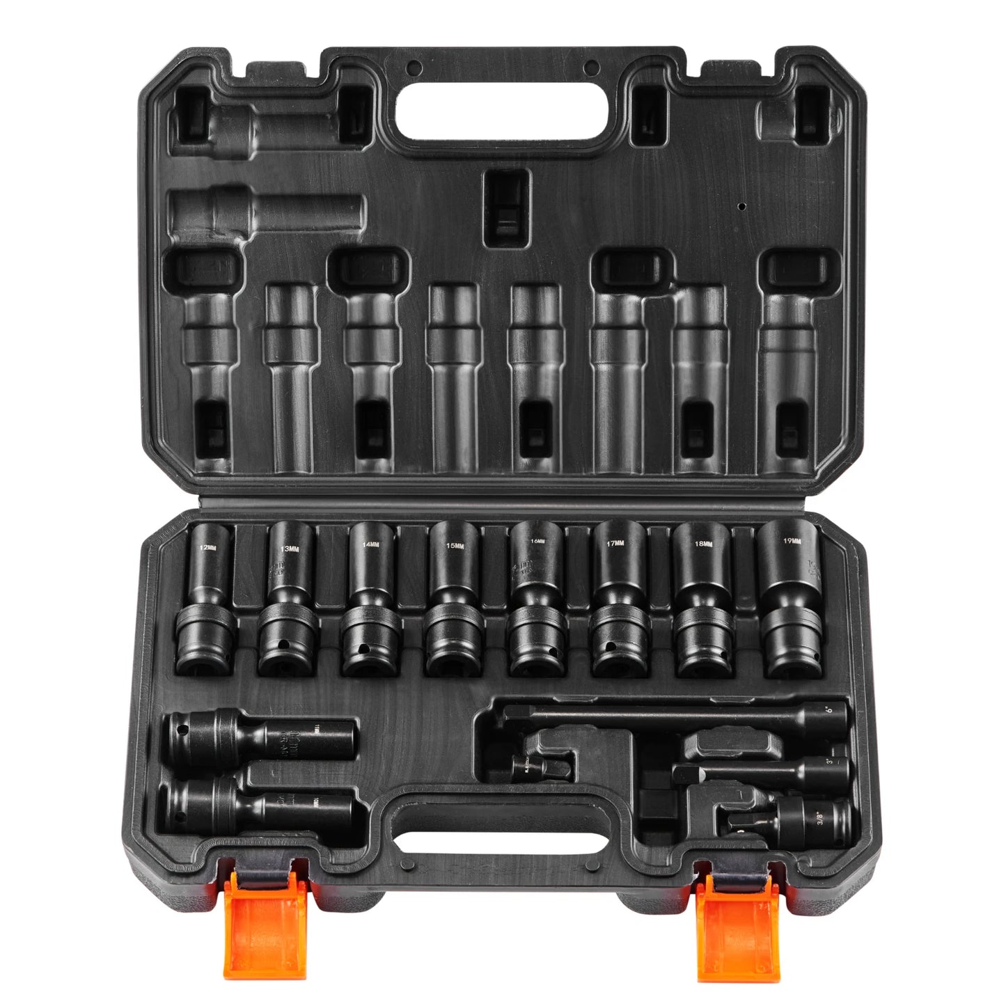 SucceBuy 360 Degree Swivel Impact Socket Set 14 Piece