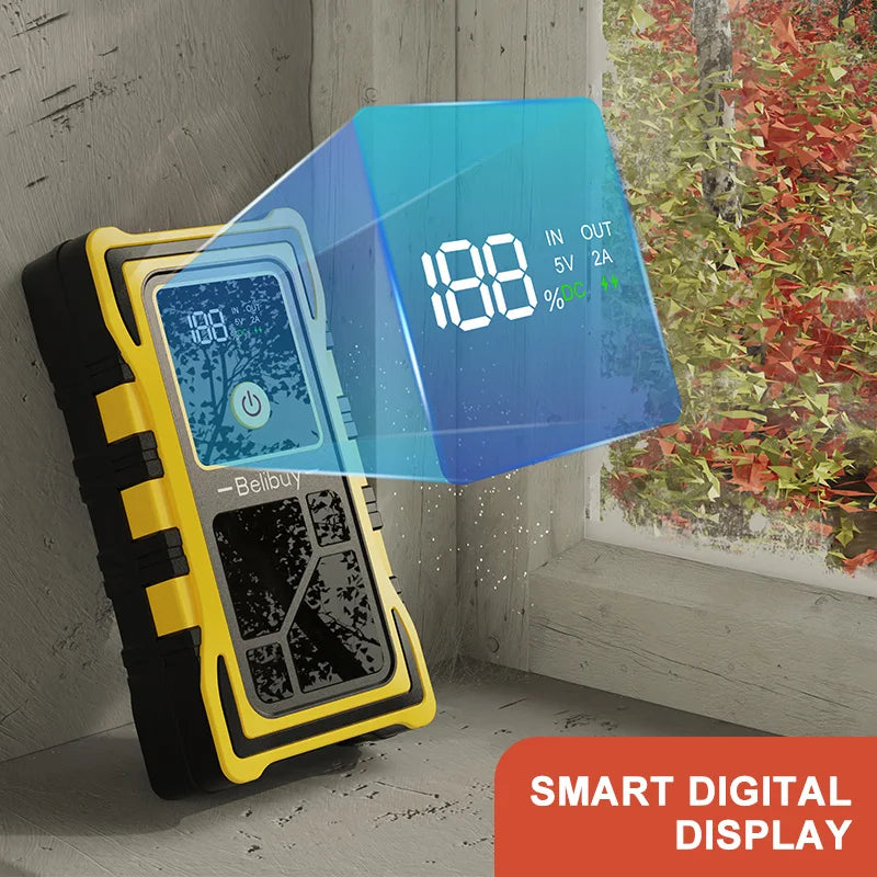 Portable Jump Starter 7000A Peak Current With Smart Clamp Emergency Power