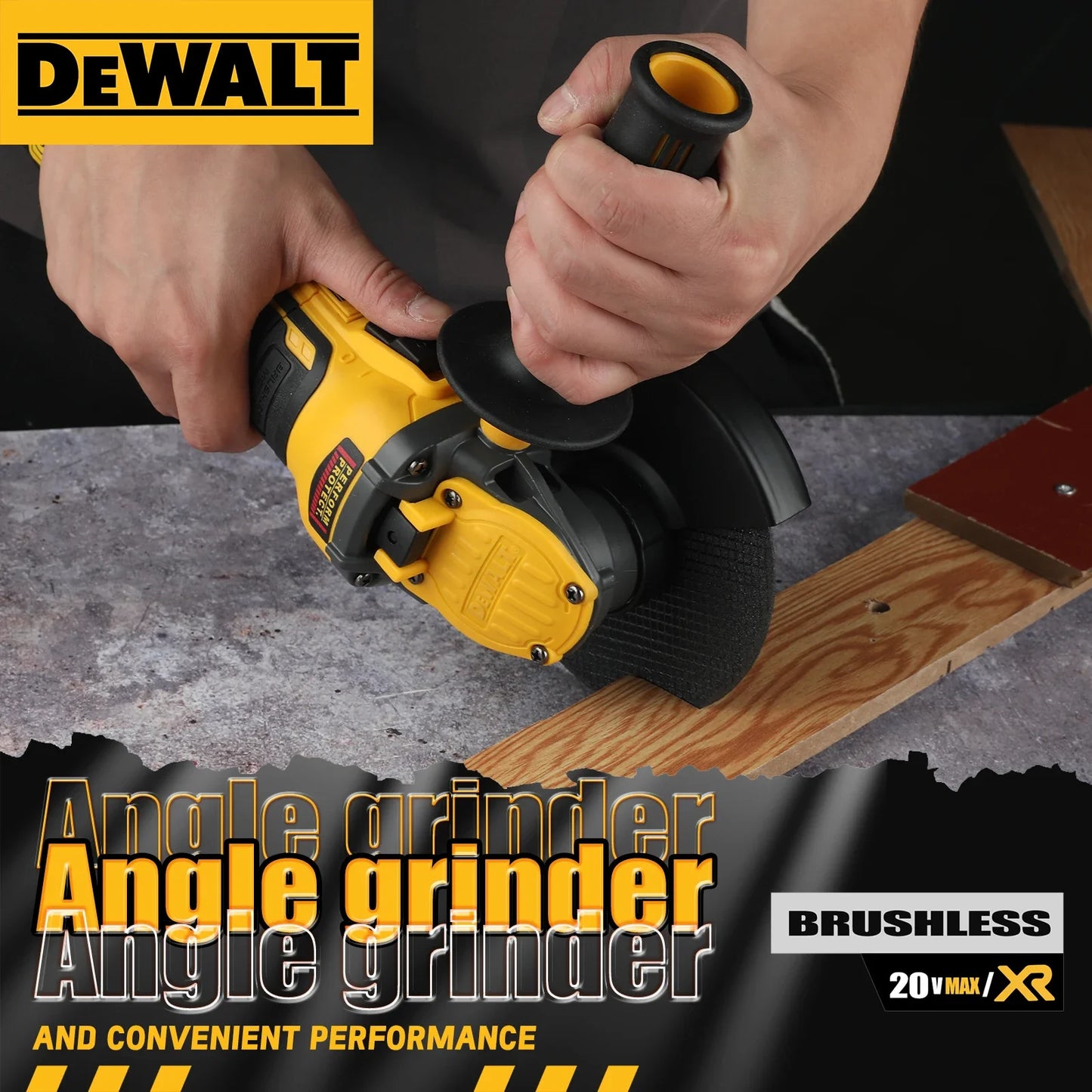 DEWALT DCG409B 20V MAX Brushless Cordless Angle Grinder Bare Tool